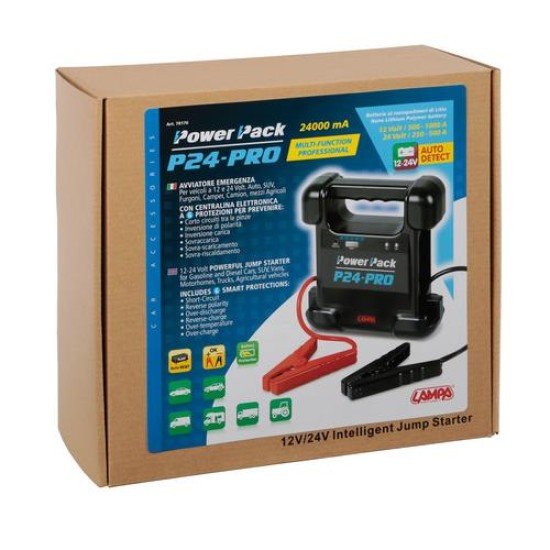ΦΟΡΤΙΣΤΗΣ ΜΠΑΤΑΡΙΑΣ 12V 500-1000A / 24V 250-500A 24Ah POWER PACK P24-PRO AC/DC-Lampa-L7017.6 ΦΟΡΤΙΣΤΗΣ ΜΠΑΤΑΡΙΑΣ 12V 500-1000A / 24V 250-500A 24Ah POWER PACK P24-PRO AC/DC-Lampa-L7017.6