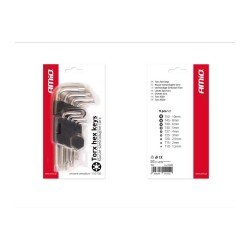 ΑΛΕΝ TORX ΚΟΝΤΑ 125mm TKS AMiO - 9 ΤΕΜ.-Amio-01040/AM ΑΛΕΝ TORX ΚΟΝΤΑ 125mm TKS AMiO - 9 ΤΕΜ.-Amio-01040/AM