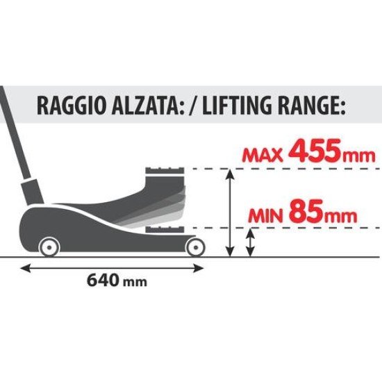 ΓΡΥΛΟΣ ΥΔΡΑΥΛΙΚΟΣ ΜΕ ΡΟΔΕΣ 2.500KG 85min-455max 360ΜΟΙΡΩΝ LOW PROFILE-Lampa-L7151.2 ΓΡΥΛΟΣ ΥΔΡΑΥΛΙΚΟΣ ΜΕ ΡΟΔΕΣ 2.500KG 85min-455max 360ΜΟΙΡΩΝ LOW PROFILE-Lampa-L7151.2