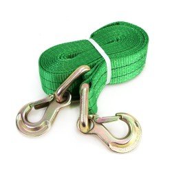 Amio - Ιμάντας Ρυμούλκησης Βαρέως Τύπου Αντοχή 9000kg Μήκος 5m Πλάτος 60mm με 2 γάντζους για 4x4 off road και βαριά οχήματα με μέγιστη αντοχή και ασφάλεια - 1 Τεμ. (02015/AM)-Amio-02015/AM