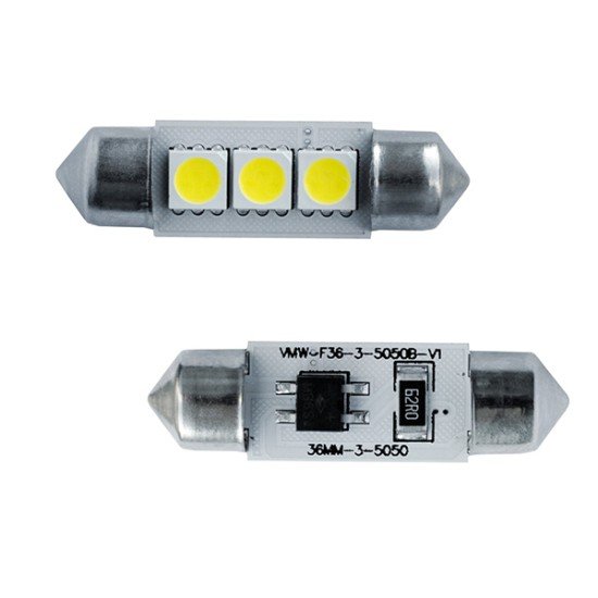 ΛΑΜΠΑΚΙΑ ΠΛΑΦΟΝΙΕΡΑΣ C5W 12V 36mm ΛΕΥΚΟ 3microled 2ΤΕΜ.-Simoni Racing-SRIL36 ΛΑΜΠΑΚΙΑ ΠΛΑΦΟΝΙΕΡΑΣ C5W 12V 36mm ΛΕΥΚΟ 3microled 2ΤΕΜ.-Simoni Racing-SRIL36