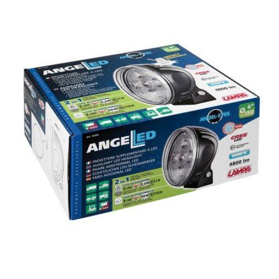 ΠΡΟΒΟΛΕΑΣ ANGEL-LED 9-36V 7LED 4.800LM 6.500K 150mm 2 ΛΕΙΤΟΥΡΓΙΩΝ ΑΔΙΑΒΡΟΧΟΣ 1ΤΕΜ.-Lampa-L7224.9 ΠΡΟΒΟΛΕΑΣ ANGEL-LED 9-36V 7LED 4.800LM 6.500K 150mm 2 ΛΕΙΤΟΥΡΓΙΩΝ ΑΔΙΑΒΡΟΧΟΣ 1ΤΕΜ.-Lampa-L7224.9