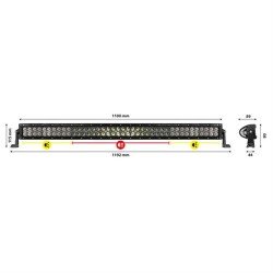 ΠΡΟΒΟΛΕΑΣ LIGHT BAR ΚΥΡΤΟΣ BL-110 16000lm 10/30V 240W 80LED ΚΑΡΦΙ/ΔΙΑΘΛΑΣΗΣ (1100x115x89mm) ΜΠΑΡΑ LED -1ΤΕΜ.-Lampa-L7233.6 ΠΡΟΒΟΛΕΑΣ LIGHT BAR ΚΥΡΤΟΣ BL-110 16000lm 10/30V 240W 80LED ΚΑΡΦΙ/ΔΙΑΘΛΑΣΗΣ (1100x115x89mm) ΜΠΑΡΑ LED -1ΤΕΜ.-Lampa-L7233.6
