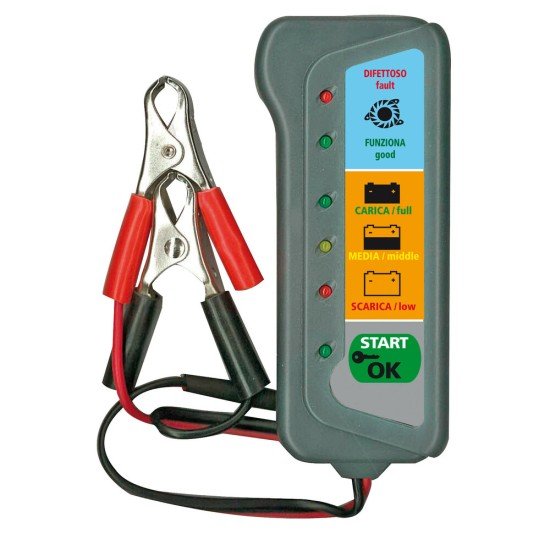 Τέστερ Μπαταρίας 12V με Οθόνη LCD-Lampa-7406.2-LM Τέστερ Μπαταρίας 12V με Οθόνη LCD-Lampa-7406.2-LM