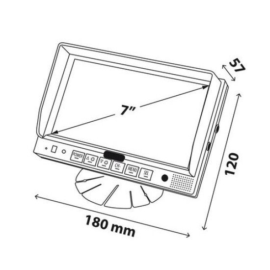 ΟΘΟΝΗ M1 180x120mm 7 ΙΝΤΣΕΣ 10-32V ΓΙΑ 1 ΚΑΜΕΡΑ ΚΑΙ 1 AUDIO-Lampa-L7444.0 ΟΘΟΝΗ M1 180x120mm 7 ΙΝΤΣΕΣ 10-32V ΓΙΑ 1 ΚΑΜΕΡΑ ΚΑΙ 1 AUDIO-Lampa-L7444.0