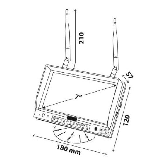 ΟΘΟΝΗ M4 180x120x57mm ΑΣΥΡΜΑΤΗ 7 ΙΝΤΣΕΣ 10-32V ΓΙΑ 4 ΚΑΜΕΡΕΣ ΚΑΙ 4 AUDIO-Lampa-L7444.3 ΟΘΟΝΗ M4 180x120x57mm ΑΣΥΡΜΑΤΗ 7 ΙΝΤΣΕΣ 10-32V ΓΙΑ 4 ΚΑΜΕΡΕΣ ΚΑΙ 4 AUDIO-Lampa-L7444.3