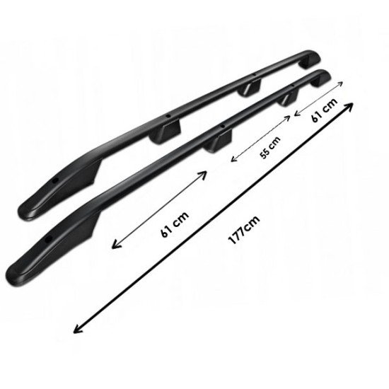 ΜΠΑΡΕΣ ΟΡΟΦΗΣ ΓΙΑ FORD TRANSIT CONNECT / TOURNEO CONNECT / VW CADDY 2021+  ΠΑΡΑΛΛΗΛΕΣ L1 ΑΛΟΥΜΙΝΙΟΥ ΜΑΥΡΕΣ ΟMTEC - 2 TEMΑΧΙΑ-Omtec-7566930LB/OM ΜΠΑΡΕΣ ΟΡΟΦΗΣ ΓΙΑ FORD TRANSIT CONNECT / TOURNEO CONNECT / VW CADDY 2021+  ΠΑΡΑΛΛΗΛΕΣ L1 ΑΛΟΥΜΙΝΙΟΥ ΜΑΥΡΕΣ ΟMTEC - 2 TEMΑΧΙΑ-Omtec-7566930LB/OM