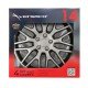 ΤΑΣΙΑ 14" DAKAR NC ΜΑΥΡΟ/ΑΣΗΜΙ - ΣΕΤ 4 ΤΕΜ ΣΕ ΚΟΥΤΙ-Amio-8491/AM ΤΑΣΙΑ 14" DAKAR NC ΜΑΥΡΟ/ΑΣΗΜΙ - ΣΕΤ 4 ΤΕΜ ΣΕ ΚΟΥΤΙ-Amio-8491/AM
