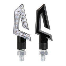 Φλάς KAP Μάυρο με LED 75x27mm-Lampa-9024.6-LM Φλάς KAP Μάυρο με LED 75x27mm-Lampa-9024.6-LM