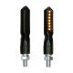 ΦΛΑΣ ΜΟΤΟ PIERCER SQ 12V ΜΑΥΡΑ SMD LED 75x15mm 2ΤΕΜ.-Lampa-9047.9-LM