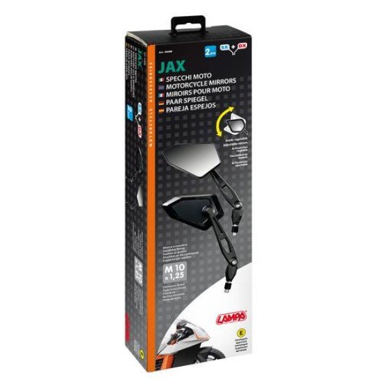 ΚΑΘΡΕΠΤΕΣ ΜΟΤΟ JAX M10x1,25 ΜΑΥΡΟΙ 2 ΤΕΜ.-Lampa-9048.8-LM ΚΑΘΡΕΠΤΕΣ ΜΟΤΟ JAX M10x1,25 ΜΑΥΡΟΙ 2 ΤΕΜ.-Lampa-9048.8-LM