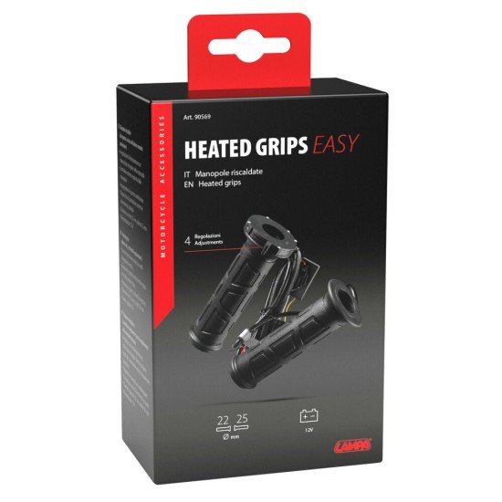 ΧΕΡΟΥΛΙΑ MOTO ΘΕΡΜΑΙΝΟΜΕΝΑ 12V HEATED GRIPS EASY ΜΑΥΡΑ 4 ΕΠΙΠΕΔΩΝ ΘΕΡΜΑΝΣΗΣ LAMPA - 2 ΤΕΜ.-Lampa-9056.9-LM ΧΕΡΟΥΛΙΑ MOTO ΘΕΡΜΑΙΝΟΜΕΝΑ 12V HEATED GRIPS EASY ΜΑΥΡΑ 4 ΕΠΙΠΕΔΩΝ ΘΕΡΜΑΝΣΗΣ LAMPA - 2 ΤΕΜ.-Lampa-9056.9-LM