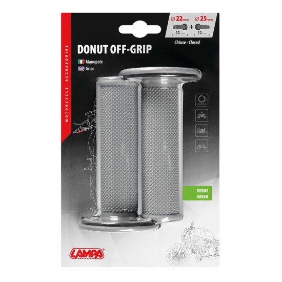 ΧΕΡΟΥΛΙΑ MOTO DONUT OFF-ROAD ΓΚΡΙ/ΠΡΑΣΙΝΟ 22MM+25MM 12CM 2ΤΕΜ-Lampa-9057.6-LM ΧΕΡΟΥΛΙΑ MOTO DONUT OFF-ROAD ΓΚΡΙ/ΠΡΑΣΙΝΟ 22MM+25MM 12CM 2ΤΕΜ-Lampa-9057.6-LM