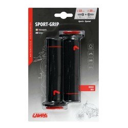 ΧΕΙΡΟΛΑΒΕΣ ΤΙΜΟΝΙΟΥ ΜΗΧΑΝΗΣ SPORT-GRIP ΜΑΥΡΟ/ΚΟΚΚΙΝΟ (22 mm-12cm/25mm-12,5cm) LAMPA - 2 ΤΕΜ.-Lampa-9058.0-LM ΧΕΙΡΟΛΑΒΕΣ ΤΙΜΟΝΙΟΥ ΜΗΧΑΝΗΣ SPORT-GRIP ΜΑΥΡΟ/ΚΟΚΚΙΝΟ (22 mm-12cm/25mm-12,5cm) LAMPA - 2 ΤΕΜ.-Lampa-9058.0-LM