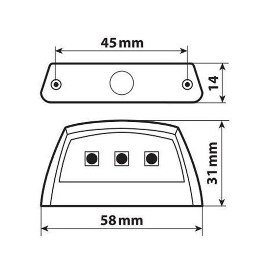ΦΩΣ ΠΙΝΑΚΙΔΑΣ (ΠΛΑΦΟΝΙΕΡΑ) MOTO E-LON 12V 3LED SMD 58x31mm ΛΕΥΚΟ ΦΩΣ/ΜΑΥΡΟ ΧΡΩΜΑ 1ΤΕΜ-Lampa-9058.7-LM ΦΩΣ ΠΙΝΑΚΙΔΑΣ (ΠΛΑΦΟΝΙΕΡΑ) MOTO E-LON 12V 3LED SMD 58x31mm ΛΕΥΚΟ ΦΩΣ/ΜΑΥΡΟ ΧΡΩΜΑ 1ΤΕΜ-Lampa-9058.7-LM