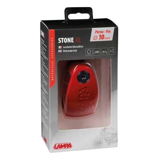 ΑΝΤΙΚΛΕΠΤΙΚΟ ΔΙΣΚΟΦΡΕΝΟΥ STONE XL ΚΟΚΚΙΝΟ 10 mm (2 ΚΛΕΙΔΙΑ)-Lampa-9059.1-LM ΑΝΤΙΚΛΕΠΤΙΚΟ ΔΙΣΚΟΦΡΕΝΟΥ STONE XL ΚΟΚΚΙΝΟ 10 mm (2 ΚΛΕΙΔΙΑ)-Lampa-9059.1-LM