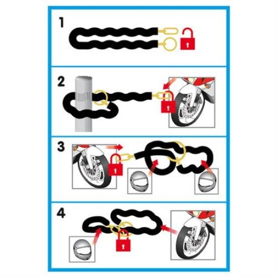 Αντικλεπτική Κουλούρα  C-Lock 150R απο Χάλυβα-Lampa-9063.2-LM Αντικλεπτική Κουλούρα  C-Lock 150R απο Χάλυβα-Lampa-9063.2-LM
