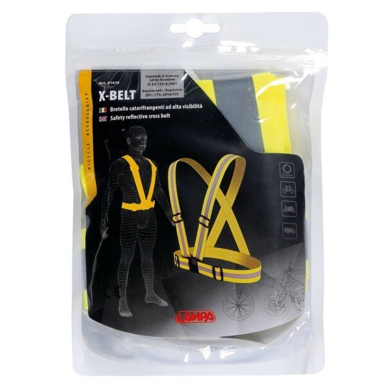 ΑΝΑΚΛΑΣΤΙΚΗ ΖΩΝΗ X-BELT ΜΕ ΧΙΑΣΤΙ ΤΙΡΑΝΤΕΣ (ΦΩΣΦΟΡΙΖΕ/ΚΙΤΡΙΝΟ/ΠΟΛΥΕΣΤΕΡΙΚΟ) - 1 ΤΕΜ.-Lampa-9141.0-LM ΑΝΑΚΛΑΣΤΙΚΗ ΖΩΝΗ X-BELT ΜΕ ΧΙΑΣΤΙ ΤΙΡΑΝΤΕΣ (ΦΩΣΦΟΡΙΖΕ/ΚΙΤΡΙΝΟ/ΠΟΛΥΕΣΤΕΡΙΚΟ) - 1 ΤΕΜ.-Lampa-9141.0-LM