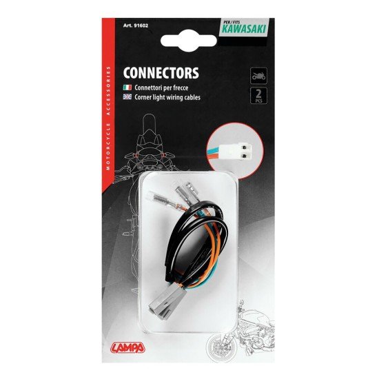 ΚΑΛΩΔΙΩΣΗ ΓΙΑ ΣΥΝΔΕΣΗ LED ΦΛΑΣ KAWASAKI 2ΤΕΜ.-Lampa-9160.2-LM ΚΑΛΩΔΙΩΣΗ ΓΙΑ ΣΥΝΔΕΣΗ LED ΦΛΑΣ KAWASAKI 2ΤΕΜ.-Lampa-9160.2-LM
