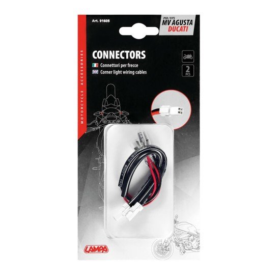 ΚΑΛΩΔΙΩΣΗ ΓΙΑ ΣΥΝΔΕΣΗ LED ΦΛΑΣ MV AGUSTA/DUCATI 2ΤΕΜ.-Lampa-9160.5-LM ΚΑΛΩΔΙΩΣΗ ΓΙΑ ΣΥΝΔΕΣΗ LED ΦΛΑΣ MV AGUSTA/DUCATI 2ΤΕΜ.-Lampa-9160.5-LM