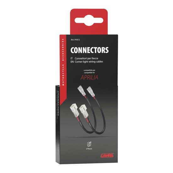 ΚΑΛΩΔΙΩΣΗ ΓΙΑ ΣΥΝΔΕΣΗ LED ΦΛΑΣ APRILIA 2ΤΕΜ.-Lampa-9161.2-LM