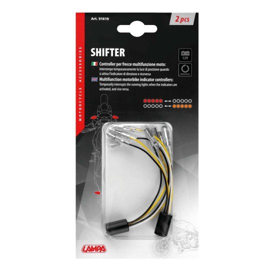 SHIFTER ΕΛΕΓΚΤΗΣ ΡΕΥΜΑΤΟΣ ΓΙΑ LED ΦΛΑΣ MOTO 12V LAMPA - 2 TEM.-Lampa-9161.9-LM SHIFTER ΕΛΕΓΚΤΗΣ ΡΕΥΜΑΤΟΣ ΓΙΑ LED ΦΛΑΣ MOTO 12V LAMPA - 2 TEM.-Lampa-9161.9-LM