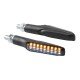 ΦΛΑΣ MOTO ΕΜΠΡΟΣ 12V SMD LED VICTORY ΜΑΥΡΟ 2 ΧΡΗΣΕΩΝ (ΘΕΣΕΩΣ /ΦΛΑΣ) 91x15mm  LAMPA  - 2 TEM-Lampa-9162.4-LM