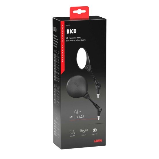 ΚΑΘΡΕΠΤΕΣ MOTO BICO ΣΤΡΟΓΓΥΛΟΙ M10x1,25 DX ΜΑΥΡΟΙ LAMPA - 2 τεμ.-Lampa-9163.7-LM ΚΑΘΡΕΠΤΕΣ MOTO BICO ΣΤΡΟΓΓΥΛΟΙ M10x1,25 DX ΜΑΥΡΟΙ LAMPA - 2 τεμ.-Lampa-9163.7-LM