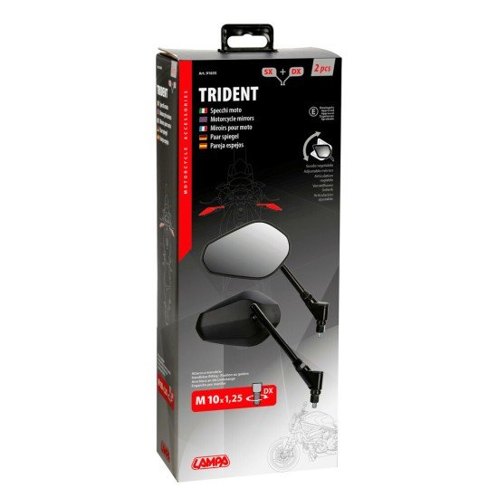 ΚΑΘΡΕΠΤΕΣ MOTO M10X1,25 DX TRIDENT LAMPA - 2 ΤΕΜ-Lampa-9163.5-LM ΚΑΘΡΕΠΤΕΣ MOTO M10X1,25 DX TRIDENT LAMPA - 2 ΤΕΜ-Lampa-9163.5-LM