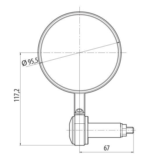 ΚΑΘΡΕΠΤΕΣ MOTO ΓΙΑ ΑΝΤΙΒΑΡΟ ΣΤΡΟΓΓΥΛΟΙ  95,5mm/18-23mm OCULUS LAMPA - 2 ΤΕΜ-Lampa-9163.6-LM ΚΑΘΡΕΠΤΕΣ MOTO ΓΙΑ ΑΝΤΙΒΑΡΟ ΣΤΡΟΓΓΥΛΟΙ  95,5mm/18-23mm OCULUS LAMPA - 2 ΤΕΜ-Lampa-9163.6-LM