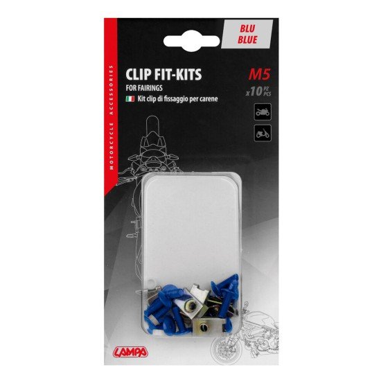 ΚΙΤ ΤΟΠΟΘΕΤΗΣΗΣ FAIRINGS MOTO ΑΠΟ ΑΝΑΔ. ΑΛΟΥΜΙΝΙΟ (ΒΙΔΕΣ M5 /ΜΕΤΑΛΛΙΚΟ ΚΛΙΠ/ΡΟΔΕΛΕΣ) ΜΠΛΕ  LAMPA -10 TEM.-Lampa-9165.9-LM ΚΙΤ ΤΟΠΟΘΕΤΗΣΗΣ FAIRINGS MOTO ΑΠΟ ΑΝΑΔ. ΑΛΟΥΜΙΝΙΟ (ΒΙΔΕΣ M5 /ΜΕΤΑΛΛΙΚΟ ΚΛΙΠ/ΡΟΔΕΛΕΣ) ΜΠΛΕ  LAMPA -10 TEM.-Lampa-9165.9-LM