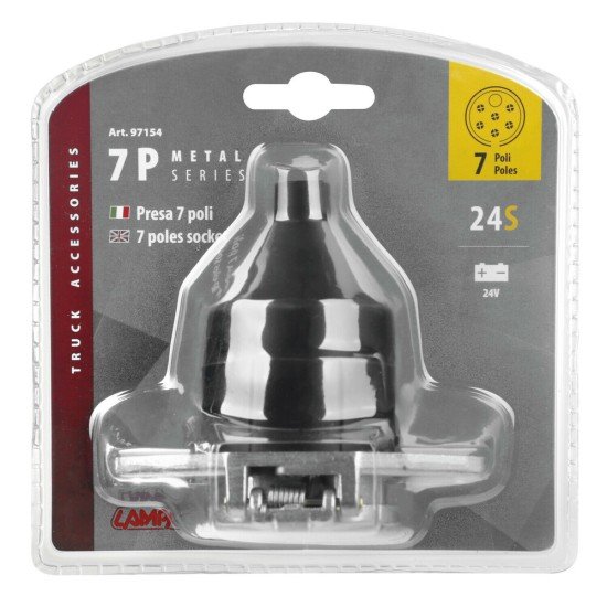 ΠΡΙΖΑ ΚΟΤΣΑΔΟΡΟΥ ΜΕΤΑΛΛΙΚΗ ΑΣΗΜΙ 24S 24V 7PIN ISO 3731-Lampa-L9715.4 ΠΡΙΖΑ ΚΟΤΣΑΔΟΡΟΥ ΜΕΤΑΛΛΙΚΗ ΑΣΗΜΙ 24S 24V 7PIN ISO 3731-Lampa-L9715.4