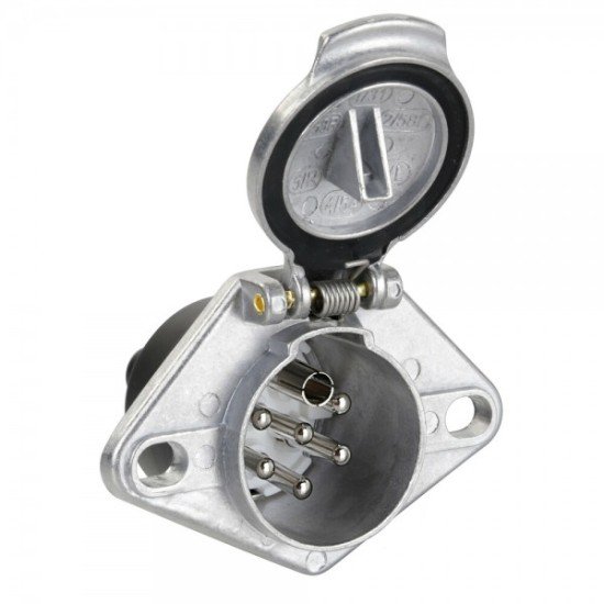 ΠΡΙΖΑ ΚΟΤΣΑΔΟΡΟΥ ΜΕΤΑΛΛΙΚΗ ΑΣΗΜΙ 24S 24V 7PIN ISO 3731-Lampa-L9715.4 ΠΡΙΖΑ ΚΟΤΣΑΔΟΡΟΥ ΜΕΤΑΛΛΙΚΗ ΑΣΗΜΙ 24S 24V 7PIN ISO 3731-Lampa-L9715.4