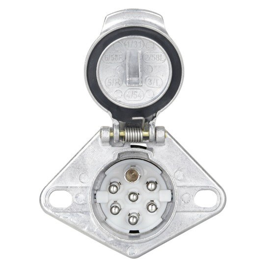 ΠΡΙΖΑ ΚΟΤΣΑΔΟΡΟΥ ΜΕΤΑΛΛΙΚΗ ΑΣΗΜΙ 24S 24V 7PIN ISO 3731-Lampa-L9715.4 ΠΡΙΖΑ ΚΟΤΣΑΔΟΡΟΥ ΜΕΤΑΛΛΙΚΗ ΑΣΗΜΙ 24S 24V 7PIN ISO 3731-Lampa-L9715.4