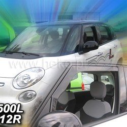 ΑΝΕΜΟΘΡΑΥΣΤΕΣ ΓΙΑ FIAT 500 L 5D 2012-2020 ΖΕΥΓΑΡΙ ΑΠΟ ΕΥΚΑΜΠΤΟ ΦΙΜΕ ΠΛΑΣΤΙΚΟ HEKO - 2 ΤΕΜ.-Heko-ΑΝΕΜ.15170