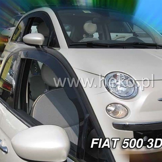 ΑΝΕΜΟΘΡΑΥΣΤΕΣ ΓΙΑ FIAT 500 3D 2007-2020 ΖΕΥΓΑΡΙ ΑΠΟ ΕΥΚΑΜΠΤΟ ΦΙΜΕ ΠΛΑΣΤΙΚΟ HEKO - 2 ΤΕΜ.-Heko-ΑΝΕΜ.15156