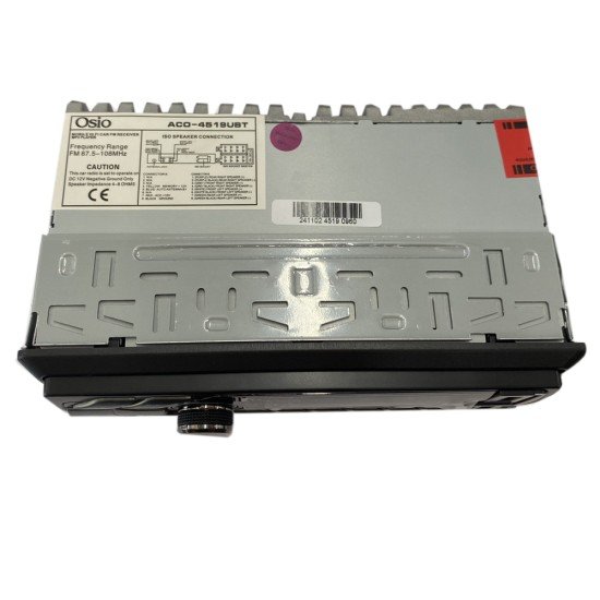 RADIO 1 DIN DUAL USB/FM/SD/MP3/WMA/BLUETOOTH 180W ΜΕ ΕΠΙΛΟΓΗ ΦΩΤΙΣΜΟΥ 3 ΧΡΩΜΑΤΩΝ & ΧΕΙΡΙΣΤΗΡΙΟ OSIO - 1 τεμ.-Osio-ACO-4519UBT/OSIO RADIO 1 DIN DUAL USB/FM/SD/MP3/WMA/BLUETOOTH 180W ΜΕ ΕΠΙΛΟΓΗ ΦΩΤΙΣΜΟΥ 3 ΧΡΩΜΑΤΩΝ & ΧΕΙΡΙΣΤΗΡΙΟ OSIO - 1 τεμ.-Osio-ACO-4519UBT/OSIO