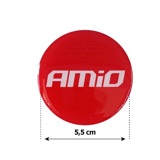 AMiO ΑΥΤΟΚΟΛΛΗΤΑ ΖΑΝΤΩΝ 5,5 cm ΛΕΥΚΟ/ΚΟΚΚΙΝΟ ΣΜΑΛΤΟΥ - 4 ΤΕΜ.-Race Axion-ΑΥΤ.AMIO/2 AMiO ΑΥΤΟΚΟΛΛΗΤΑ ΖΑΝΤΩΝ 5,5 cm ΛΕΥΚΟ/ΚΟΚΚΙΝΟ ΣΜΑΛΤΟΥ - 4 ΤΕΜ.-Race Axion-ΑΥΤ.AMIO/2