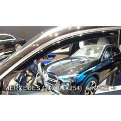ΑΝΕΜΟΘΡΑΥΣΤΕΣ ΓΙΑ MERCEDES GLC X254 5D 2022+ - ΖΕΥΓΑΡΙ ΑΥΤΟΚΙΝΗΤΟΥ ΑΠΟ ΕΥΚΑΜΠΤΟ ΦΙΜΕ ΠΛΑΣΤΙΚΟ HEKO - 2 ΤΕΜ.-Heko-ΑΝΕΜ.23639