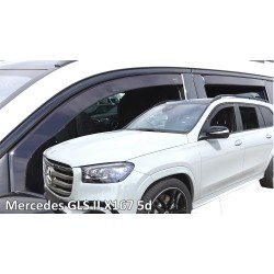 ΑΝΕΜΟΘΡΑΥΣΤΕΣ ΓΙΑ MERCEDES GLS X167 5D 2019+ ΣΕΤ ΑΥΤΟΚΙΝΗΤΟΥ ΑΠΟ ΕΥΚΑΜΠΤΟ ΦΙΜΕ ΠΛΑΣΤΙΚΟ HEKO - 4 ΤΕΜ-Heko-ΑΝΕΜ.SET23657