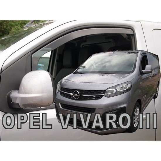 ΑΝΕΜΟΘΡΑΥΣΤΕΣ ΓΙΑ CITROEN JUMPY 3 / SPACETOURER / TOYOTA PROACE 2 / PEUGEOT EXPERT 3 / TRAVELLER 2016+ / OPEL VIVARO 3 2019+ ΖΕΥΓΑΡΙ VAN ΑΠΟ ΕΥΚΑΜΠΤΟ ΦΙΜΕ ΠΛΑΣΤΙΚΟ HEKO - 2 ΤΕΜ.-Heko-ΑΝΕΜ.12264/VAN