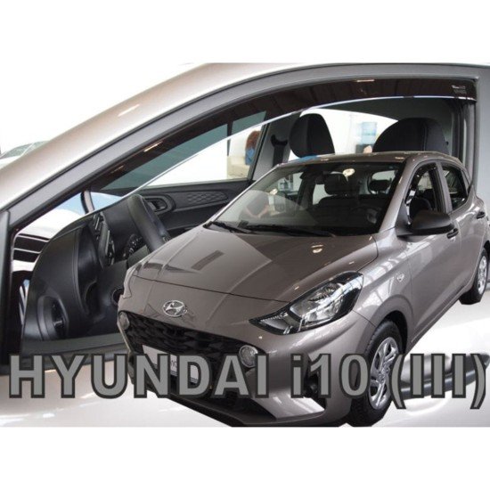 ΑΝΕΜΟΘΡΑΥΣΤΕΣ ΓΙΑ HYUNDAI i10 5D 2019+ ΖΕΥΓΑΡΙ ΑΠΟ ΕΥΚΑΜΠΤΟ ΦΙΜΕ ΠΛΑΣΤΙΚΟ HEKO - 2 ΤΕΜ.-Heko-ΑΝΕΜ.17301