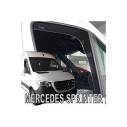ΑΝΕΜΟΘΡΑΥΣΤΕΣ ΓΙΑ MERCEDES SPRINTER W907 2D 2018+ ΖΕΥΓΑΡΙ VAN ΑΠΟ ΕΥΚΑΜΠΤΟ ΦΙΜΕ ΠΛΑΣΤΙΚΟ HEKO - 2 ΤΕΜ.-Heko-ΑΝΕΜ.23606/VAN