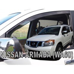 ΑΝΕΜΟΘΡΑΥΣΤΕΣ ΓΙΑ NISSAN ARMADA WA60 5D 2004-2016 ΖΕΥΓΑΡΙ ΑΠΟ ΕΥΚΑΜΠΤΟ ΦΙΜΕ ΠΛΑΣΤΙΚΟ HEKO - 2 ΤΕΜ.-Heko-ΑΝΕΜ.24306
