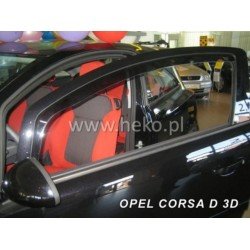 ΑΝΕΜΟΘΡΑΥΣΤΕΣ ΓΙΑ OPEL CORSA D 3D 09/2006-2014 ΖΕΥΓΑΡΙ ΑΠΟ ΕΥΚΑΜΠΤΟ ΦΙΜΕ ΠΛΑΣΤΙΚΟ HEKO - 2 ΤΕΜ.-Heko-ΑΝΕΜ.25364