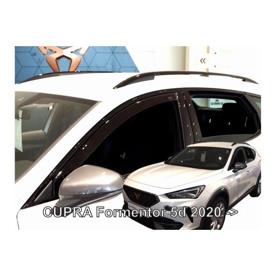 ΑΝΕΜΟΘΡΑΥΣΤΕΣ ΓΙΑ MERCEDES EQC N293 5D 2019+ / CUPRA FORMENTOR 5D 2020+ ΑΥΤΟΚΙΝΗΤΟΥ ΑΠΟ ΕΥΚΑΜΠΤΟ ΦΙΜΕ ΠΛΑΣΤΙΚΟ HEKO - 2 ΤΕΜ.-Heko-ΑΝΕΜ.28247