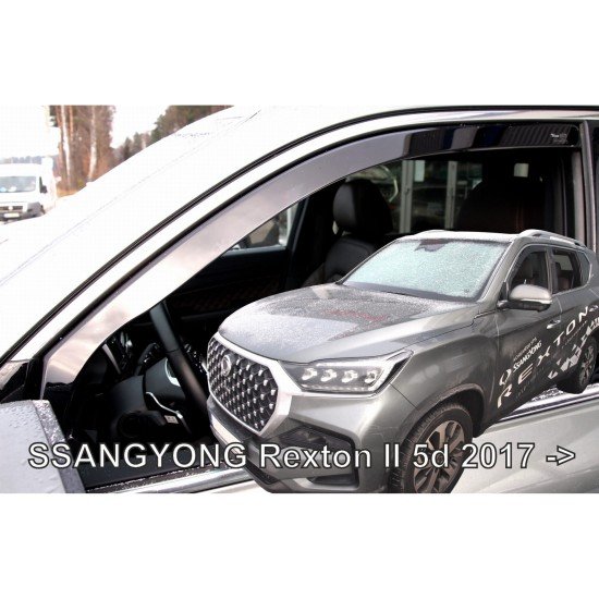 ΑΝΕΜΟΘΡΑΥΣΤΕΣ ΓΙΑ SSANGYONG REXTON 5D 2017+ ΖΕΥΓΑΡΙ ΑΠΟ ΕΥΚΑΜΠΤΟ ΦΙΜΕ ΠΛΑΣΤΙΚΟ HEKO - 2 ΤΕΜ.-Heko-ΑΝΕΜ.28916