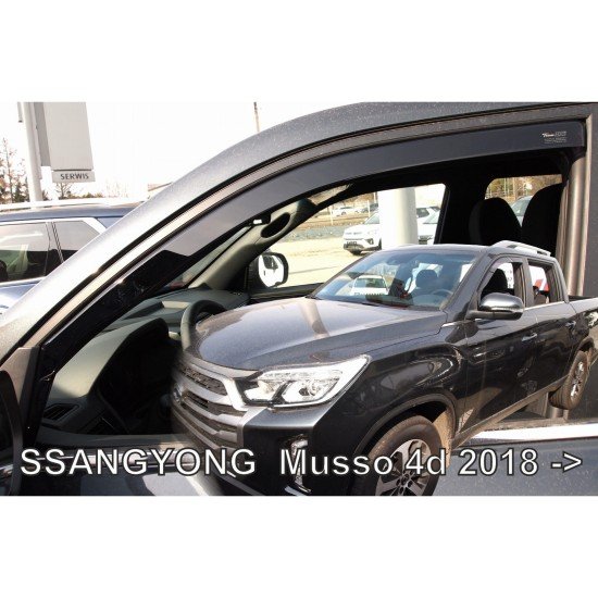 ΑΝΕΜΟΘΡΑΥΣΤΕΣ ΓΙΑ SSANGYONG MUSSO 4D 2018+ ΖΕΥΓΑΡΙ ΑΠΟ ΕΥΚΑΜΠΤΟ ΦΙΜΕ ΠΛΑΣΤΙΚΟ HEKO - 2 ΤΕΜ.-Heko-ΑΝΕΜ.28920
