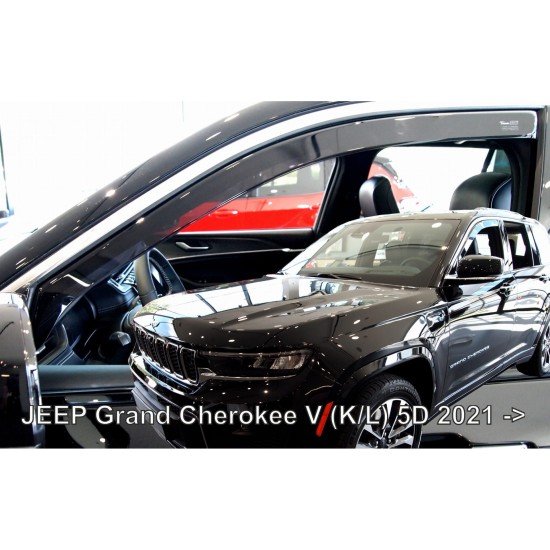 ΑΝΕΜΟΘΡΑΥΣΤΕΣ ΓΙΑ JEEP GRAND CHEROKEE WL 5D 2021+ ΣΕΤ ΑΥΤΟΚΙΝΗΤΟΥ ΑΠΟ ΕΥΚΑΜΠΤΟ ΦΙΜΕ ΠΛΑΣΤΙΚΟ HEKO - 4 ΤΕΜ.-Heko-ΑΝΕΜ.SET19137