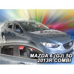 ΑΝΕΜΟΘΡΑΥΣΤΕΣ ΓΙΑ MAZDA 6 GJ 5D COMBI 08/2013+ ΣΕΤ ΑΥΤΟΚΙΝΗΤΟΥ ΑΠΟ ΕΥΚΑΜΠΤΟ ΦΙΜΕ ΠΛΑΣΤΙΚΟ HEKO - 4 ΤΕΜ.-Heko-ΑΝΕΜ.SET23161